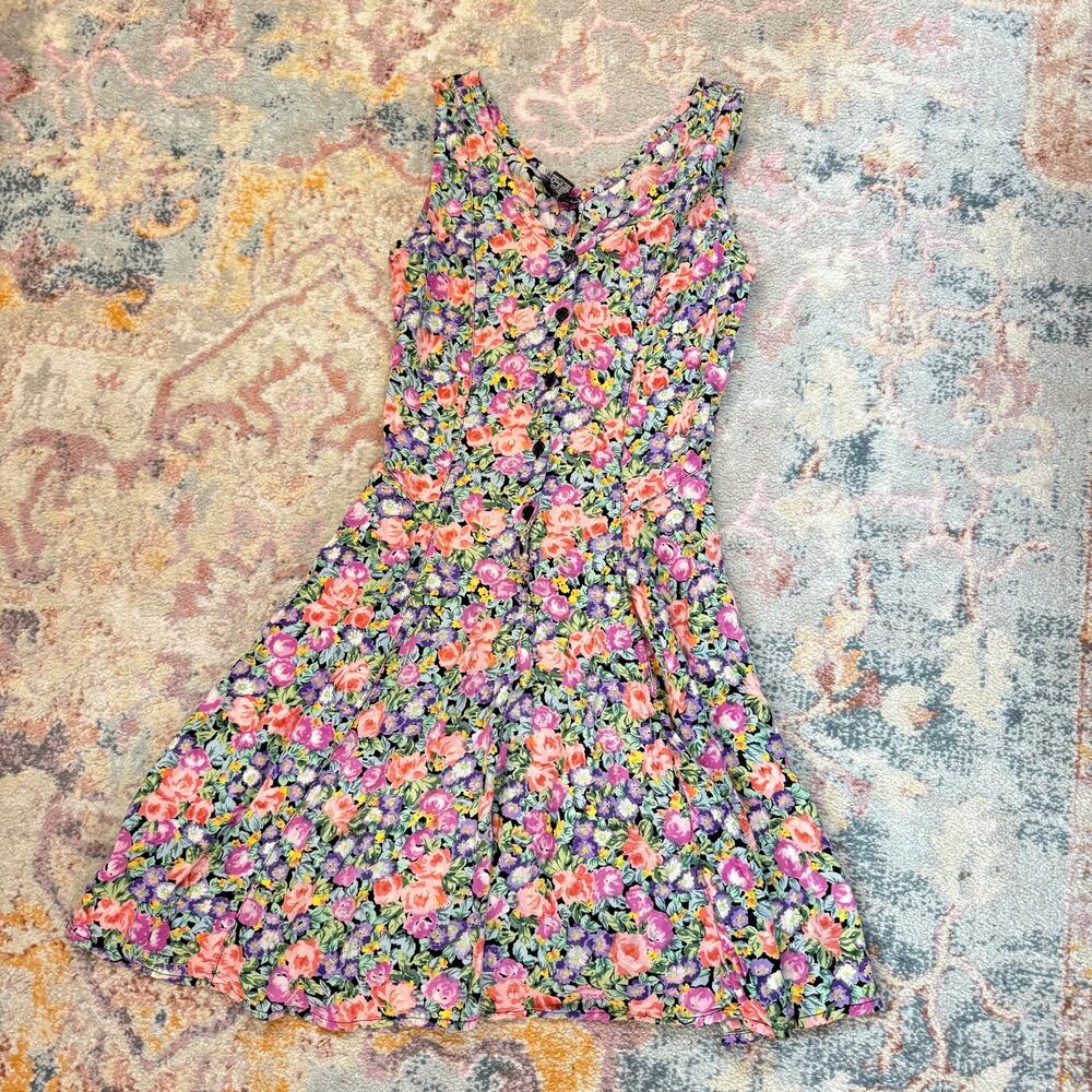 Vintage 80s / 90s floral mini dress